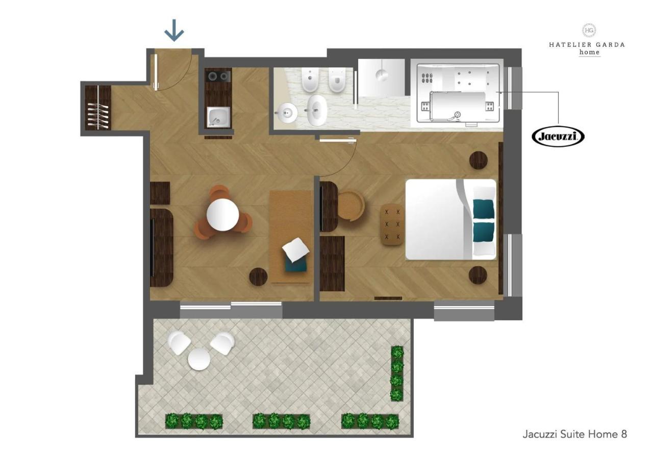 Jacuzzi Suite Home By Enjoy Garda Hotel Песк'єра-дель-Гарда Екстер'єр фото